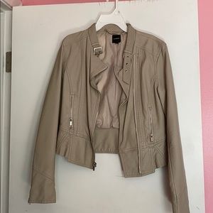 a tan color jacket